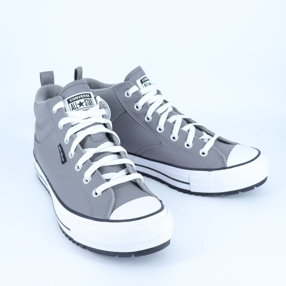 Converse Chuck Taylor All Star Mid Sneakers Story Grey Malden Street Men's 10.5